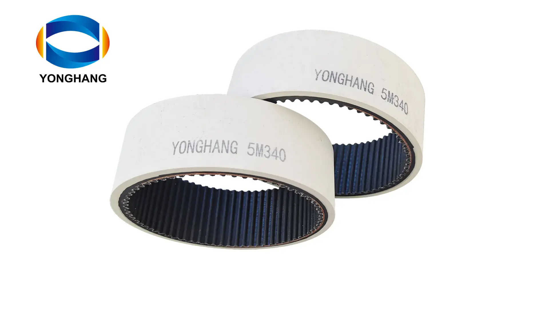 5M-255/275/290/295/330/340 rubber timing belt coating wihte rubber Wire feed timing belt 1