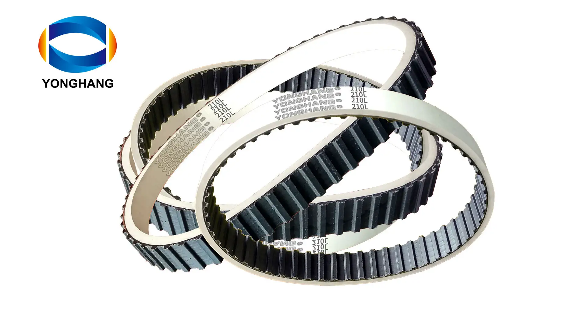 210L-17+3 White Rubber Coating Seamless Timing Belts for sewing machine 1