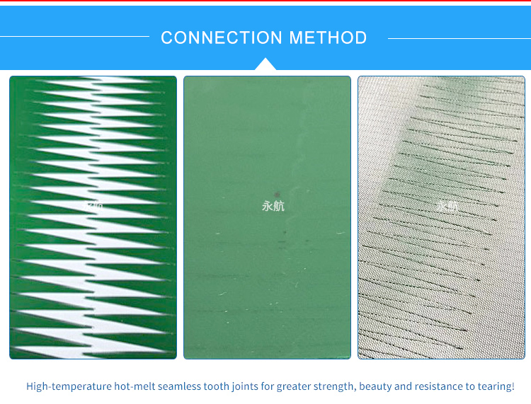 PU/PVC conveyor belt with cleats /with skirt/ PVC belt with baffle Climbing 17