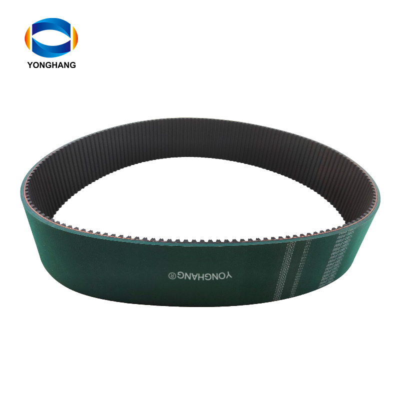 RPP8M green seamless vulcanized rubber coating packing machine pull down synchronous toothed belts 11