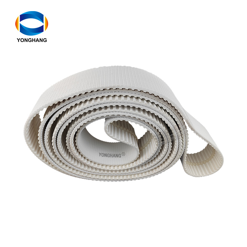 Yonghangbelt pu timing belts with antiskid rough top coated 9
