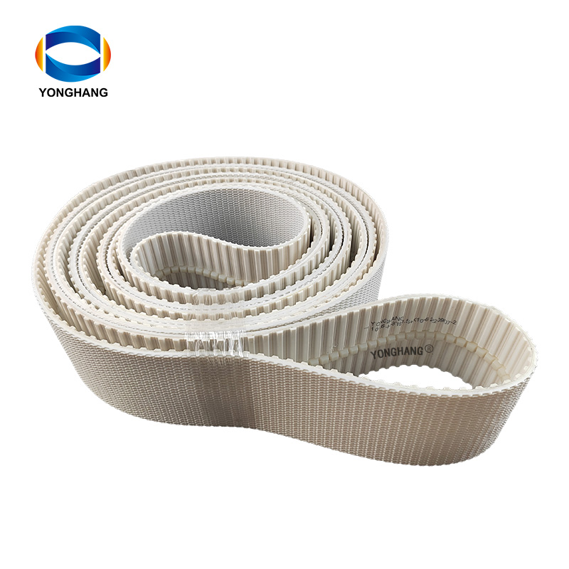 Yonghangbelt pu timing belts with antiskid rough top coated 7
