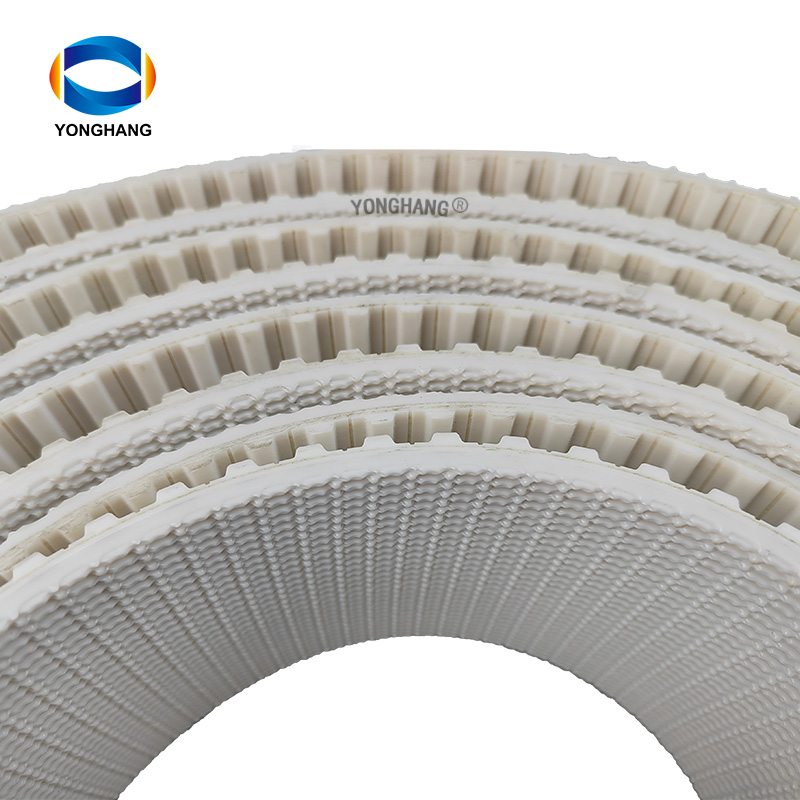 Yonghangbelt pu timing belts with antiskid rough top coated 11