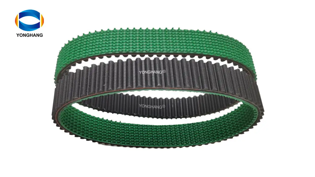 Best Black rubber truly endless wave pattern rough top timing tooth belts 1