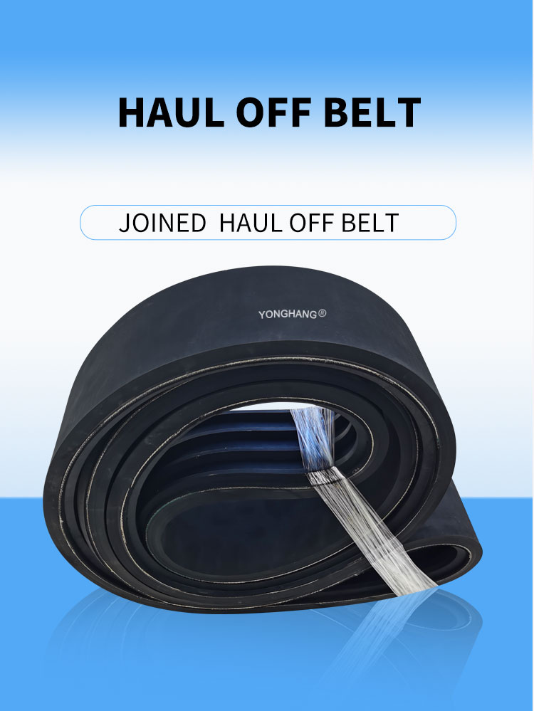 PE foam pipe amp tube haul off transmission power caterpillar extrusion ribs joined v-belt rubber traction pulling belts 8