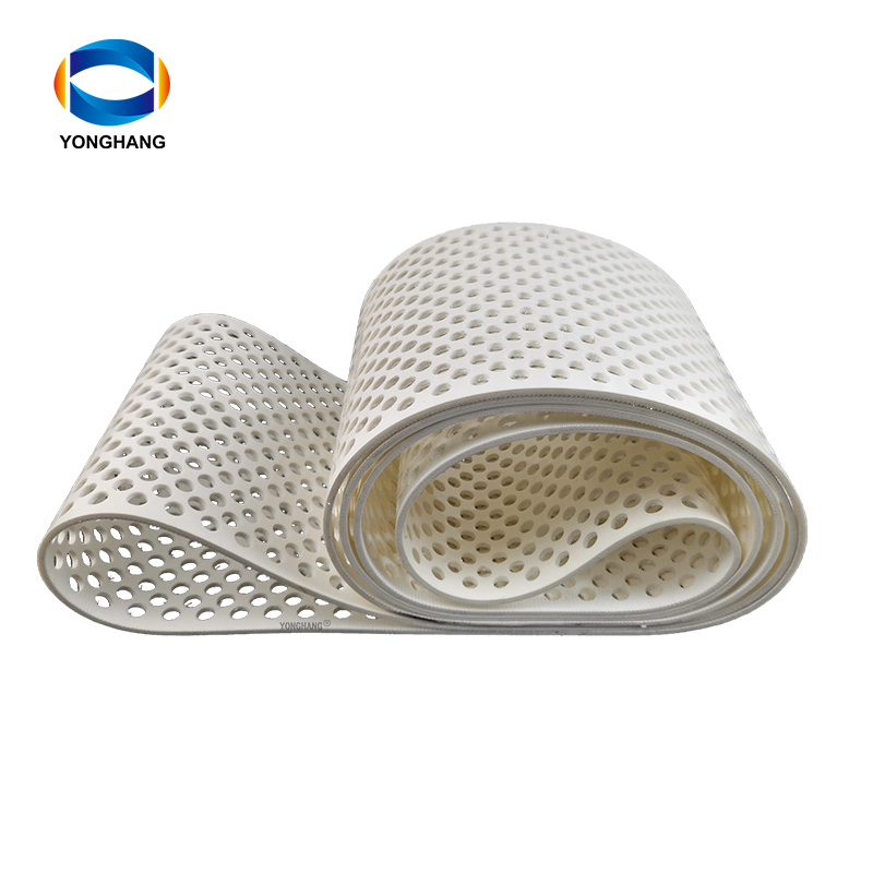 थोक में उच्च गुणवत्ता वाले पीवीसी छिद्रित पोर्टेबल अंडा संग्रहण कन्वेयर बेल्ट की अनुकूलित आपूर्ति। 7