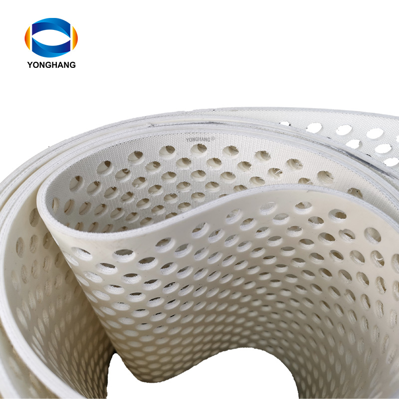 थोक में उच्च गुणवत्ता वाले पीवीसी छिद्रित पोर्टेबल अंडा संग्रहण कन्वेयर बेल्ट की अनुकूलित आपूर्ति। 10