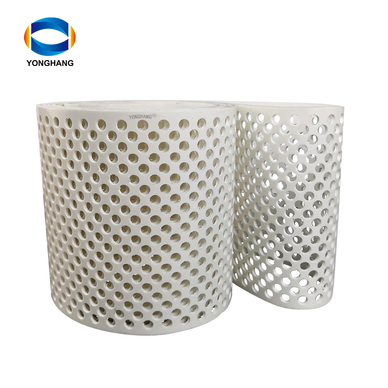 थोक में उच्च गुणवत्ता वाले पीवीसी छिद्रित पोर्टेबल अंडा संग्रहण कन्वेयर बेल्ट की अनुकूलित आपूर्ति। 8