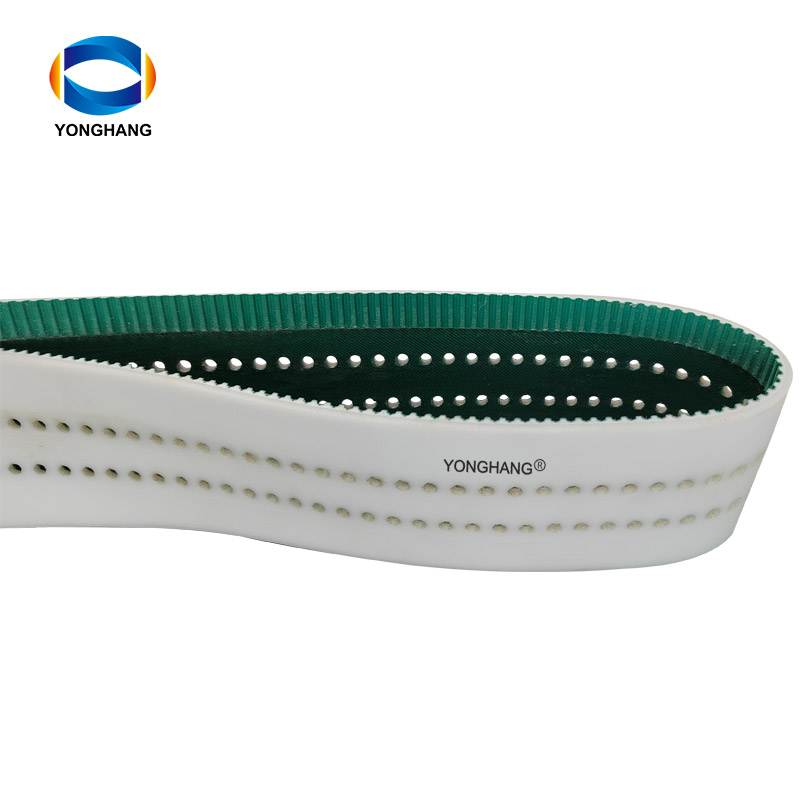 industrial PU hole punch power transmission polyurethane coated PAZ NFT synchronous belts 10