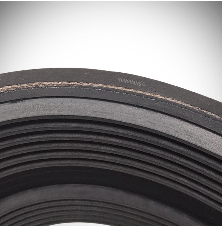 wear-resisting grooving rubber caterpillar belts 13