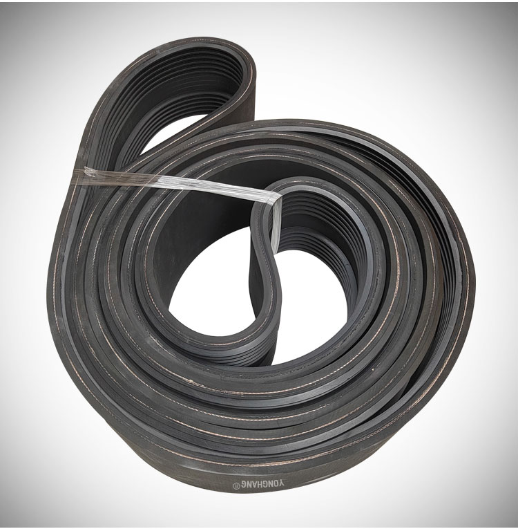 wear-resisting grooving rubber caterpillar belts 15
