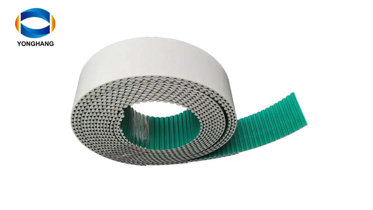 Correas de distribución de PU de tejido verde HTD STD 3M 5M 8M 14M T5 T10 XL LH XH XXH PAZ/NFT 1