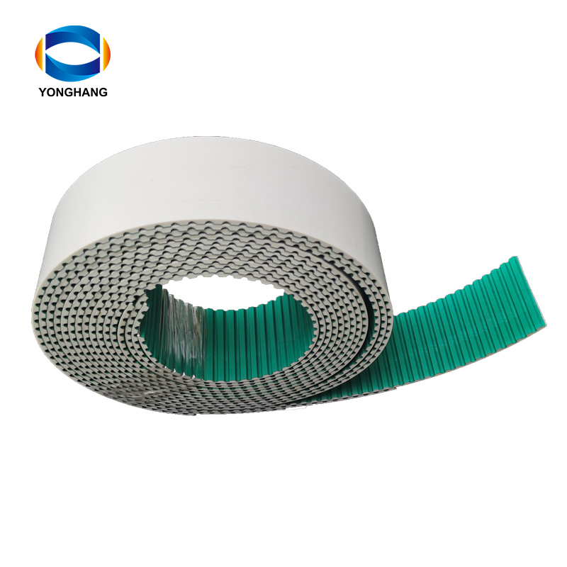 Correas de distribución de PU de tejido verde HTD STD 3M 5M 8M 14M T5 T10 XL LH XH XXH PAZ/NFT 9