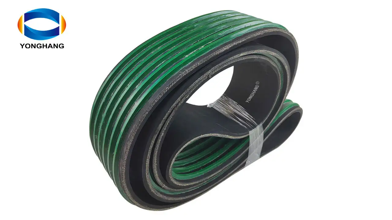 rubber caterpillar haul off surface tracking profile traction pulling belt 1