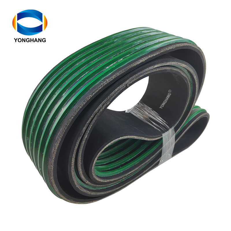 rubber caterpillar haul off surface tracking profile traction pulling belt 7