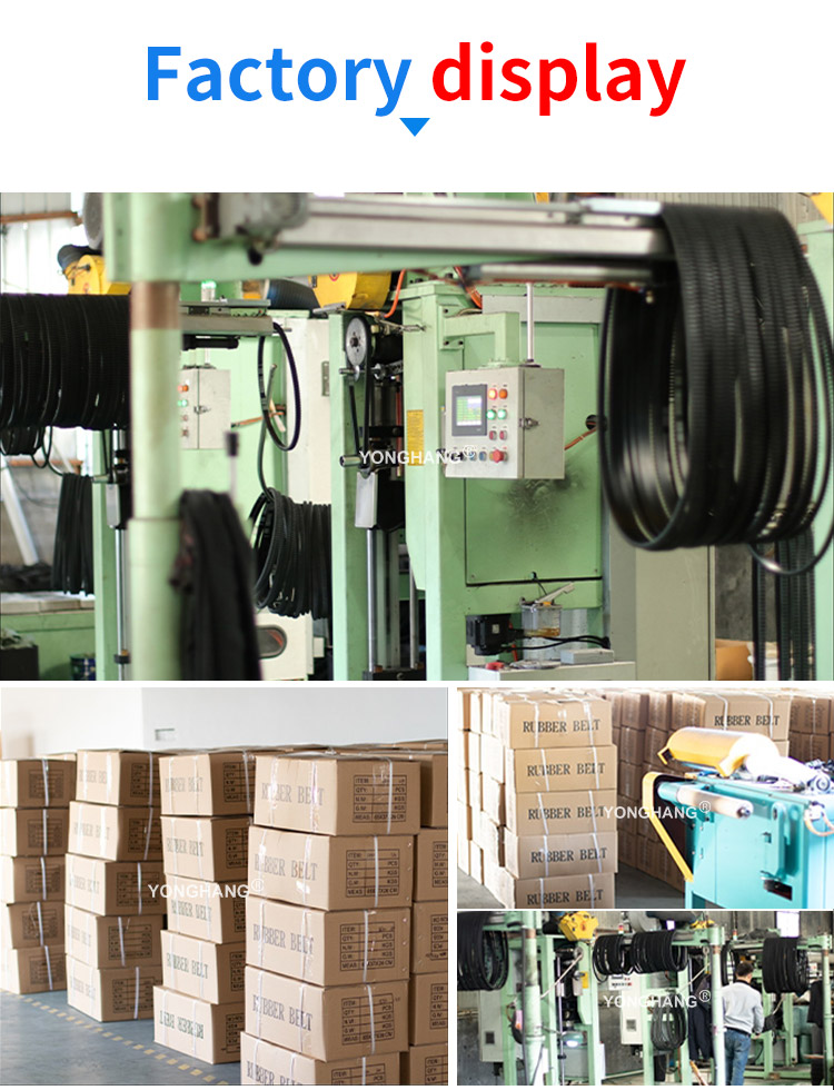 Power Industrial Wear-Resistant Wrapped Joined Poly V Cogged Agriculture Triangle 900VC Joined v-belt 14