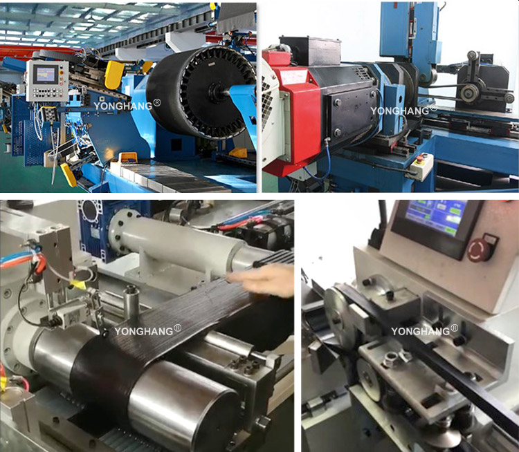 Power Industrial Wear-Resistant Wrapped Joined Poly V Cogged Agriculture Triangle 900VC Joined v-belt 15