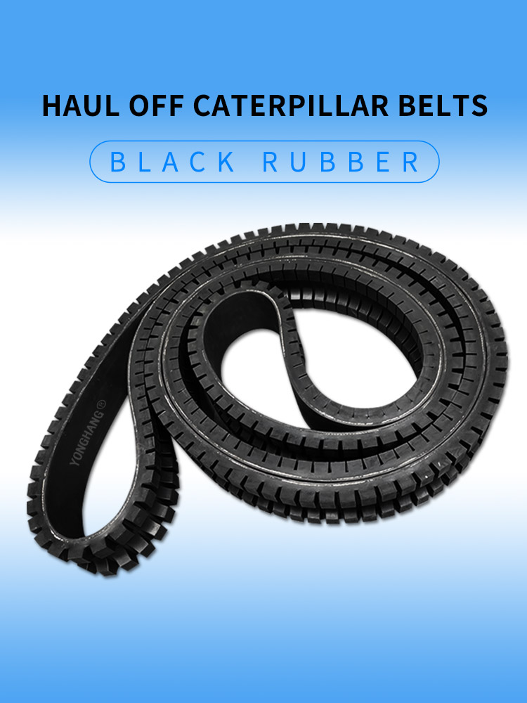 Special customized Haul Off Caterpillar belts for troester cable production line haul off machine 8