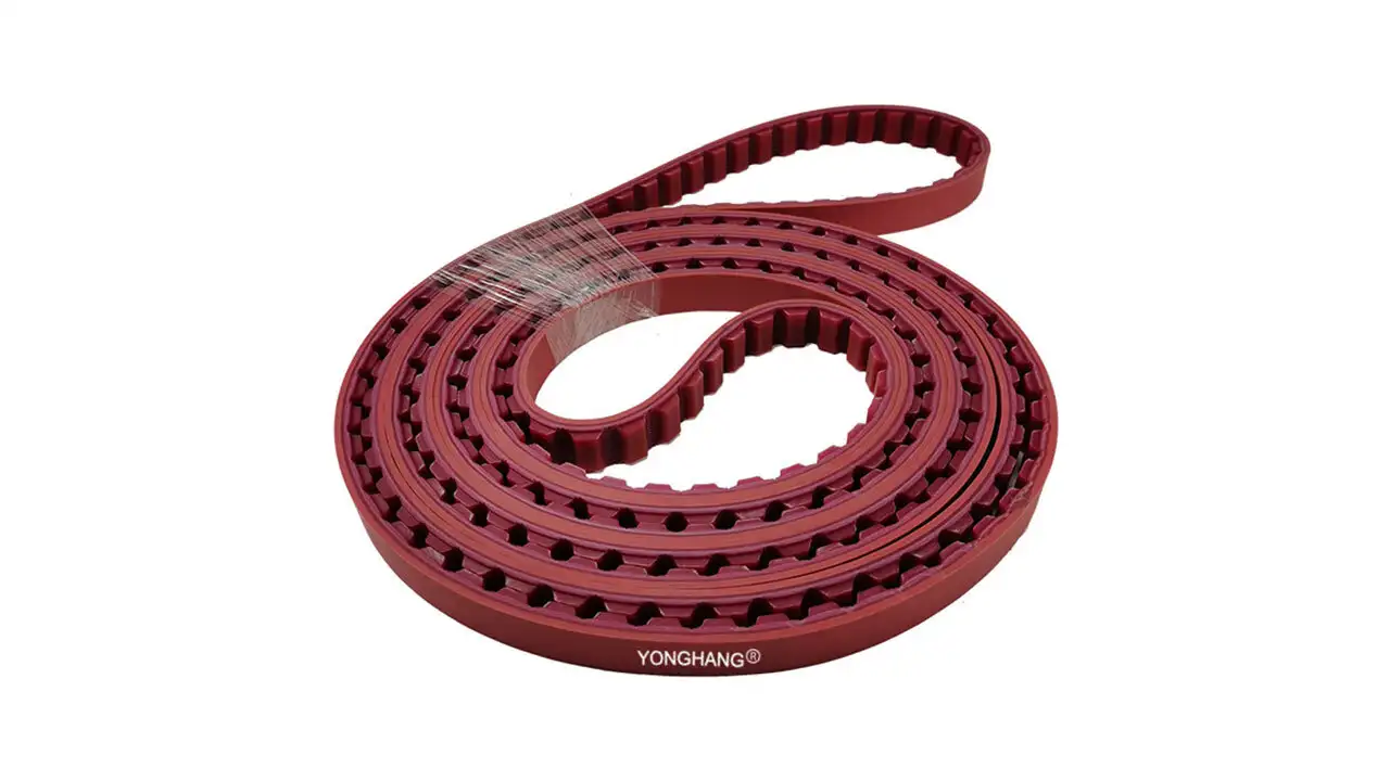 Industrial AT Profile drive seamless red Polyurethane (pu) Synchroflex timing belts 1