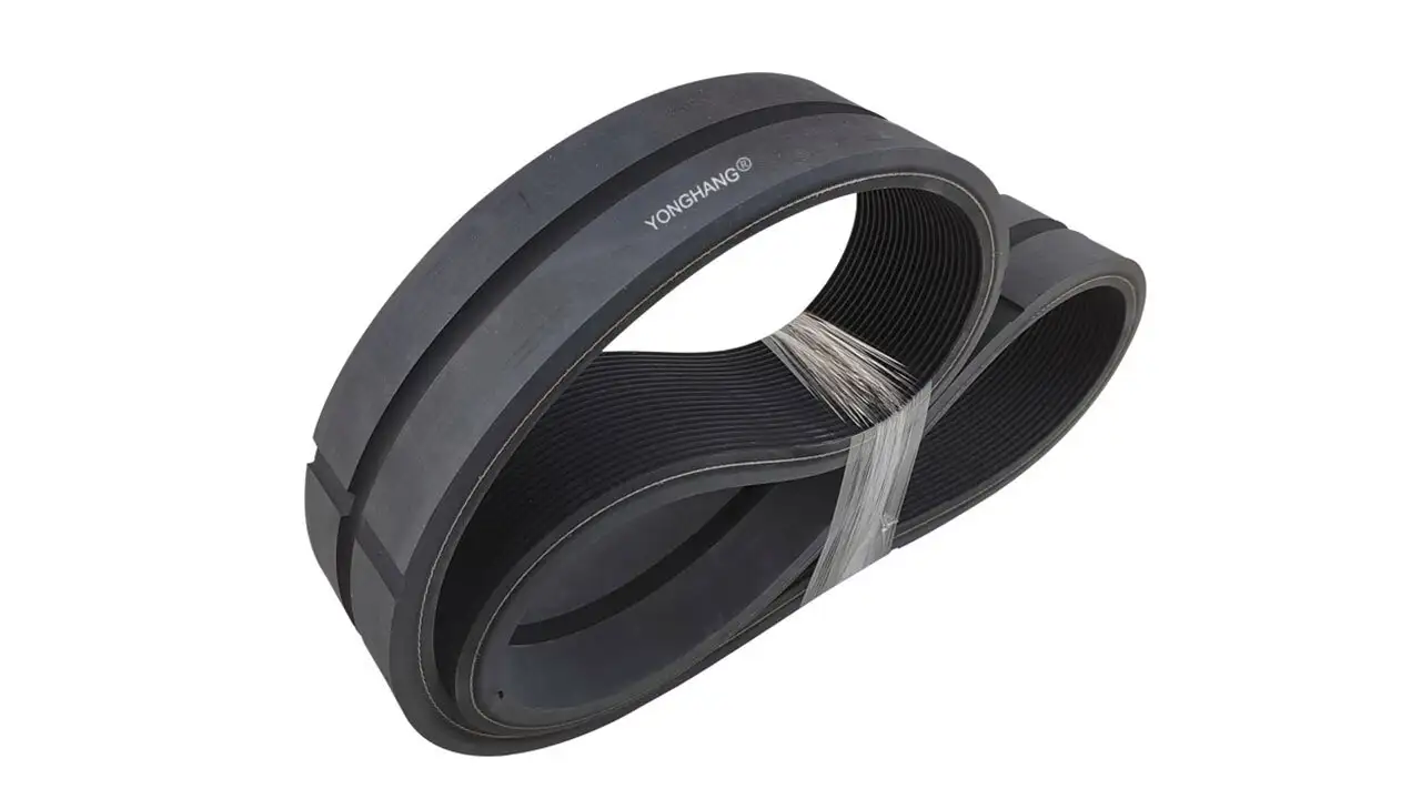 industrial extrusion cable caterpillar haul off rubber belt power traction drive puller belts with surface grooving 1