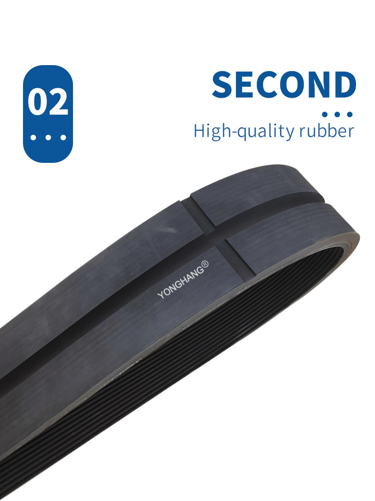 industrial extrusion cable caterpillar haul off rubber belt power traction drive puller belts with surface grooving 10