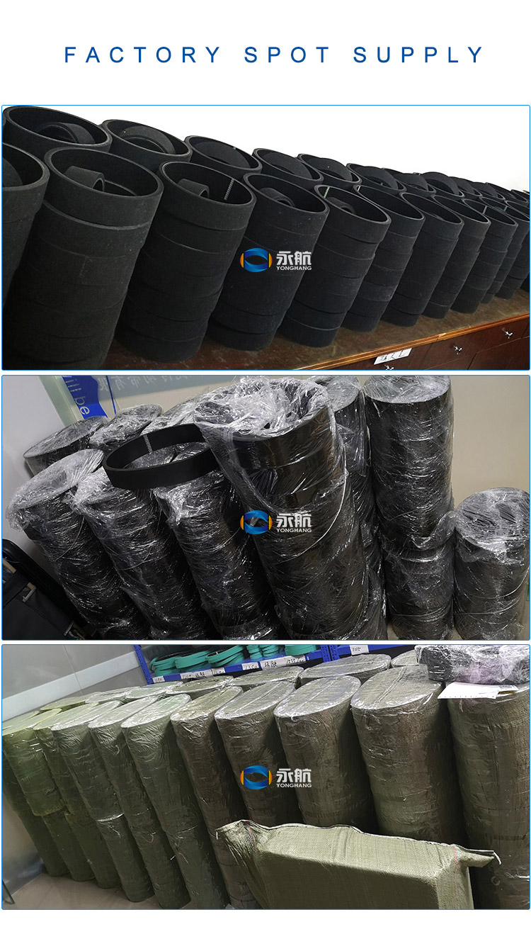 industrial extrusion cable caterpillar haul off rubber belt power traction drive puller belts with surface grooving 16