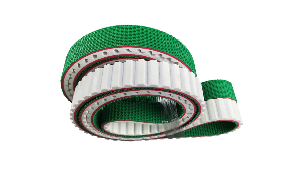 High Friction Pattern Rough Top Antiskid Polyurethane Conveyor Timing Belt 1