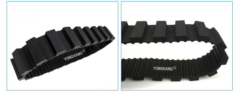 Yonghangbelt Custom Rubber belt Robot Track Drive Belt 8