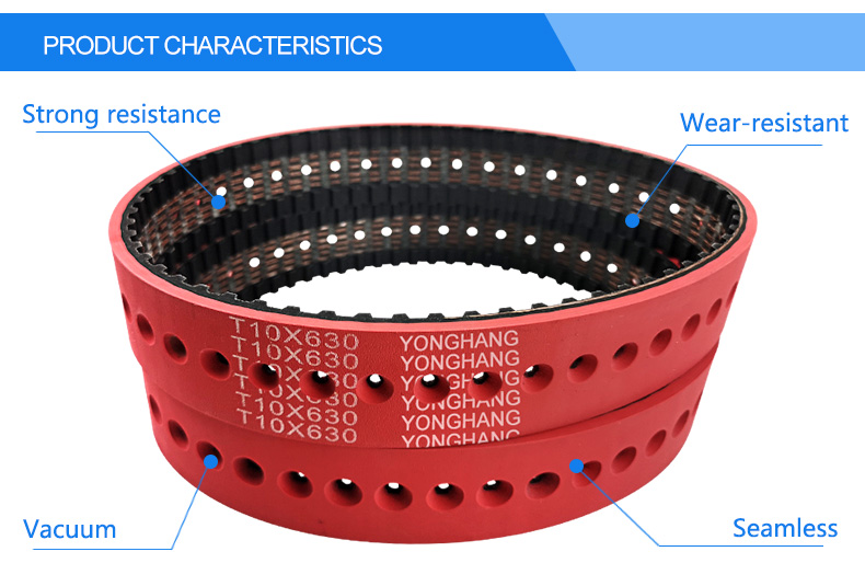 YONGHANG Vacuum Film Pull Down Belt with Punching Hole 2