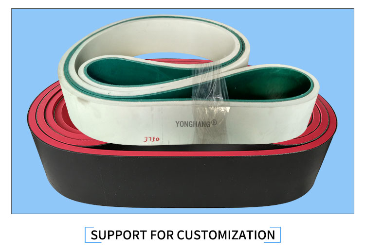 YONGHANG Rubber Drive Belt Traction Belt for Cable Puller Machine 4