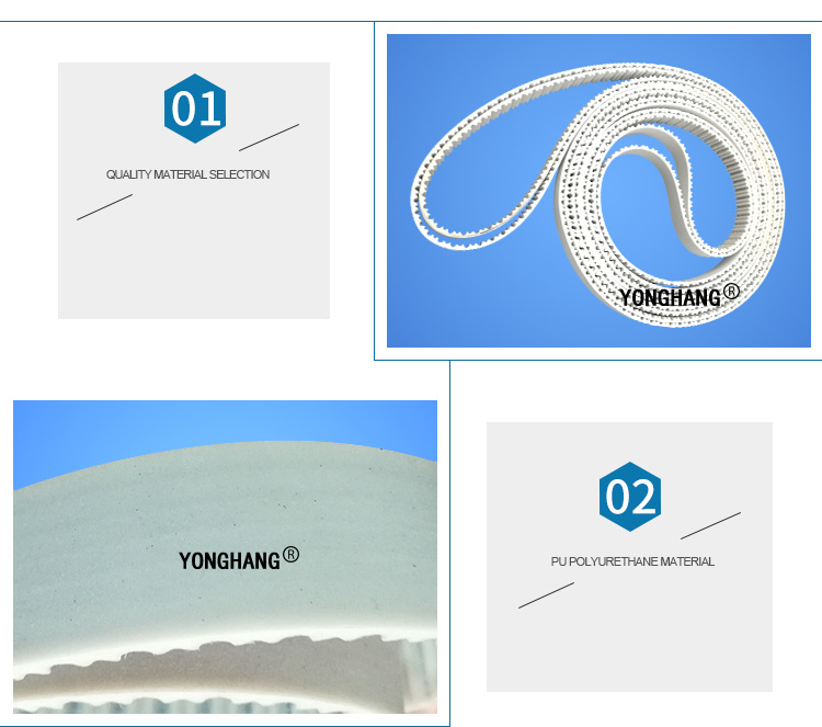 ATP10 Polyurethane Power Transmission Timing Belt 3