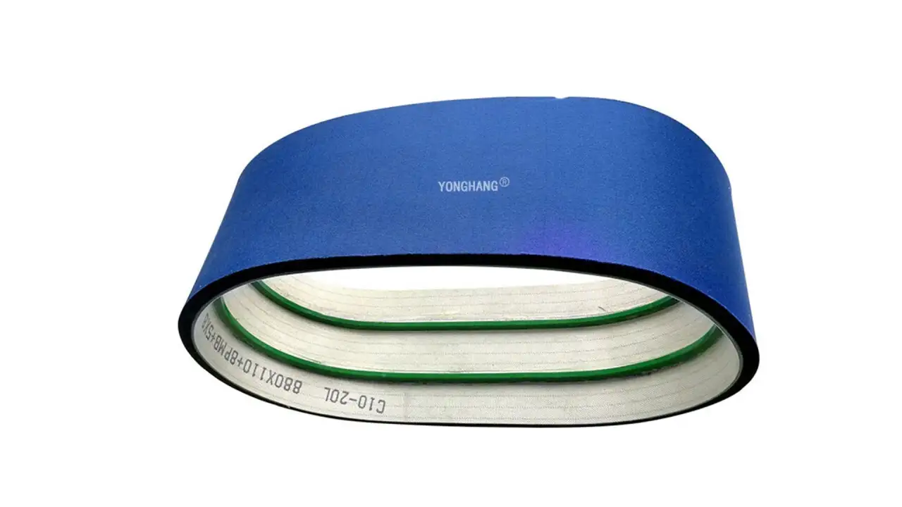 Blue Sponge Conveyor Flat Belt for Labelling Machine 1