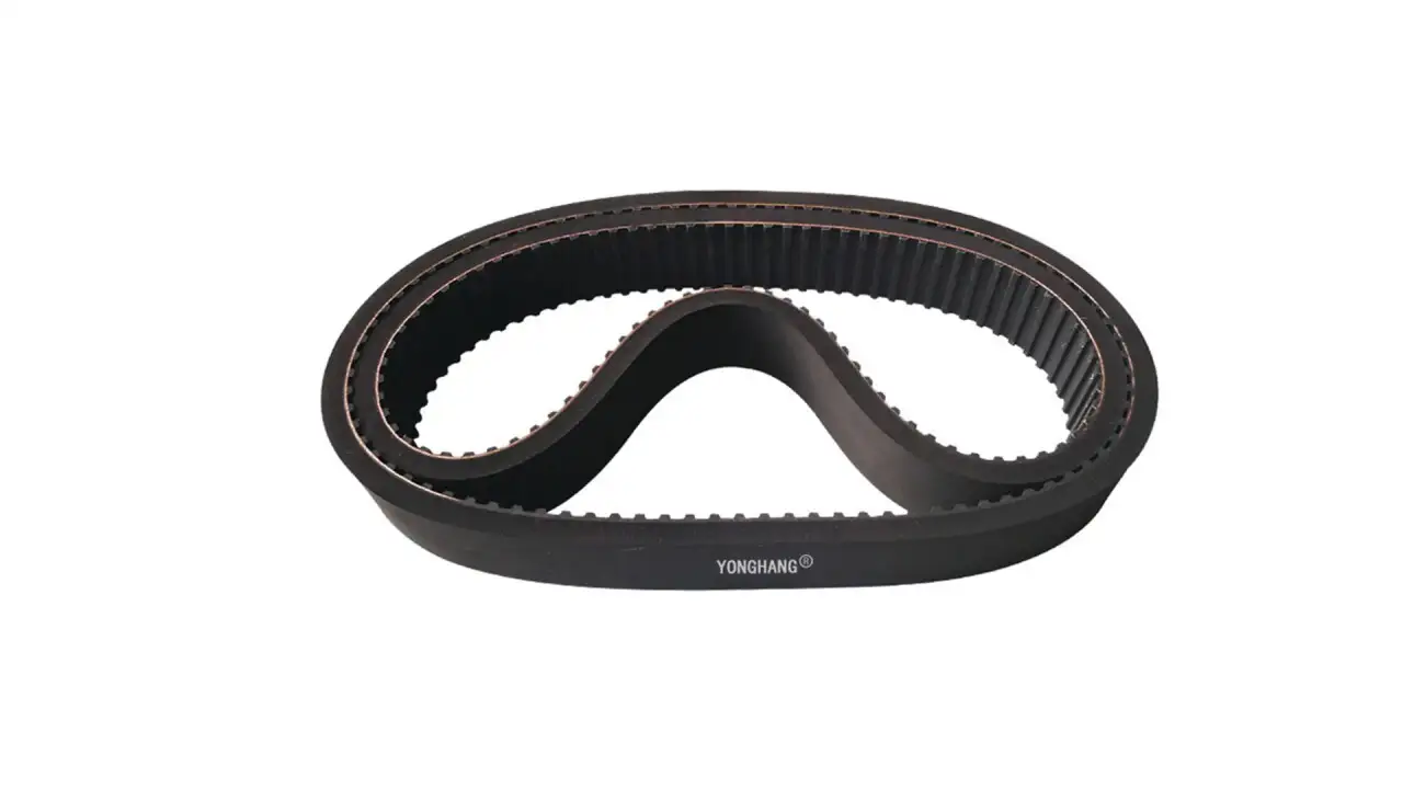 Black Sponge Coated Timing belt 1