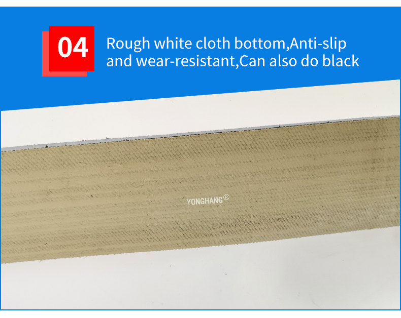 High temperature resistant rubber seamless feeder flat belt for screw capping machine 6