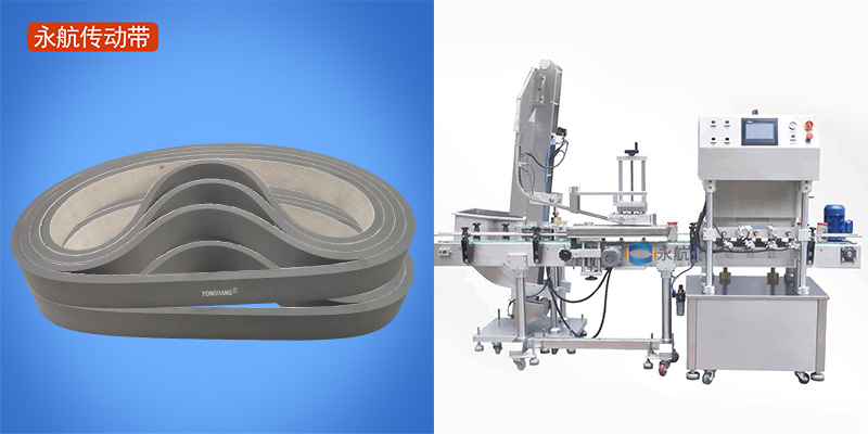 High temperature resistant rubber seamless feeder flat belt for screw capping machine 9