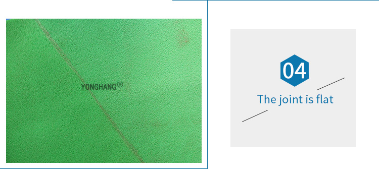 PVC Green Sponge Flat Belt with tracking guides 7