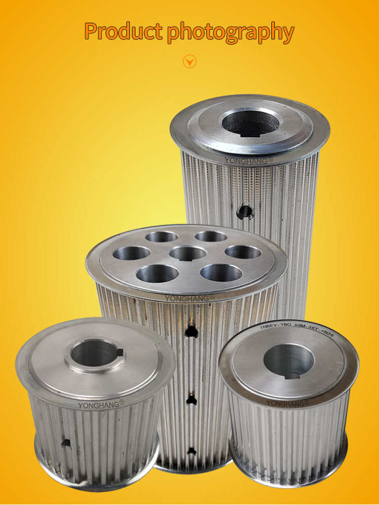 Synchronous belt wheel Timing Belt Pulley steel Rust resistant black and blue 15