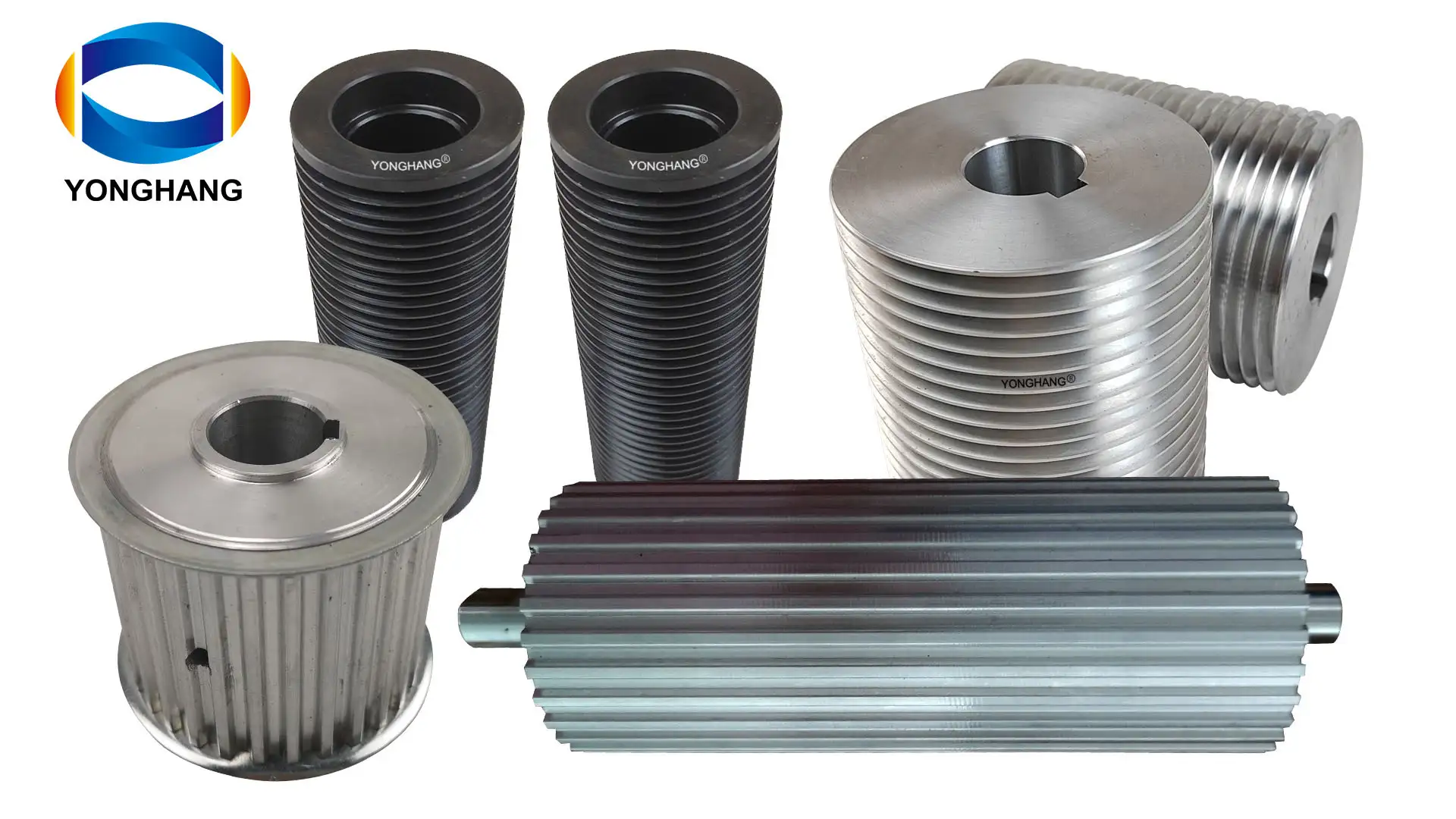 Synchronous belt wheel Timing Belt Pulley steel Rust resistant black and blue 1