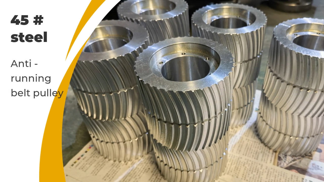 Synchronous belt wheel Timing Belt Pulley steel Rust resistant black and blue 2