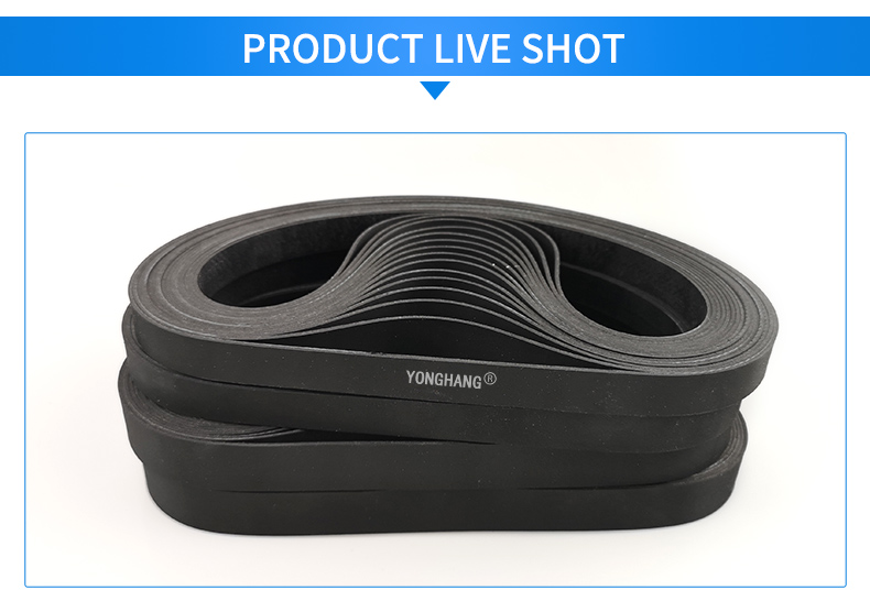 Best YONGHANGBELT atm rubber endless flat belt transport belts Supplier 8