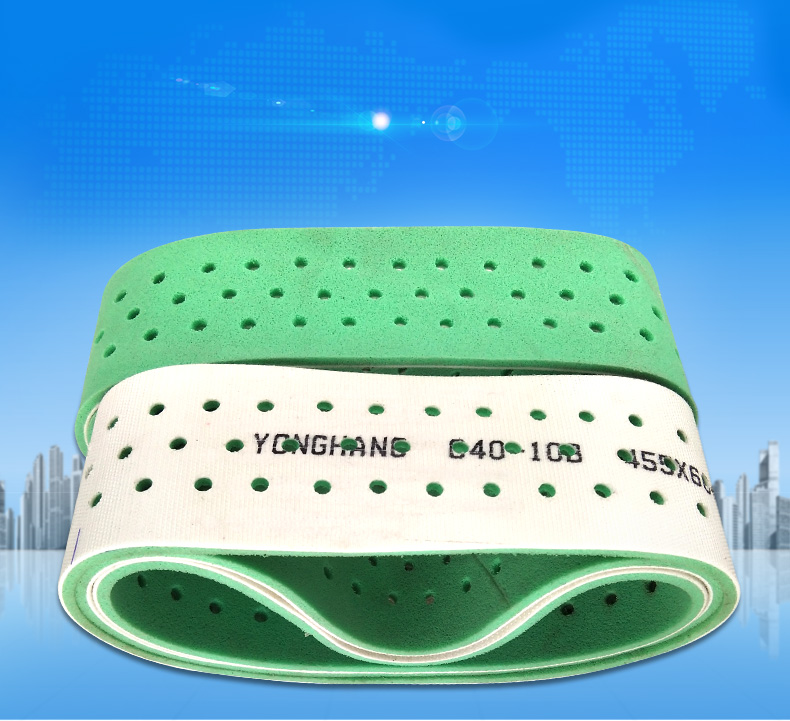 Green Coated Foam Labeling Machine Belts 2