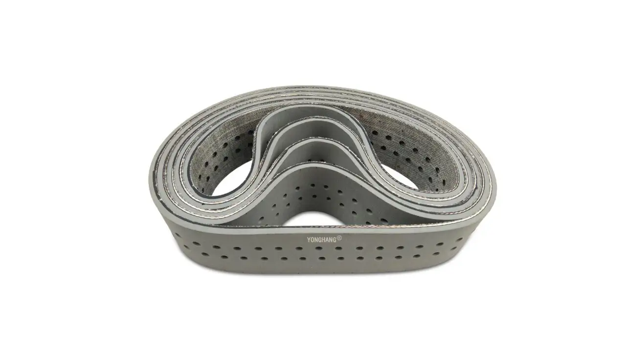 Grey Rubber Coatings Feeder Flat Belt for Laminating Machine 1