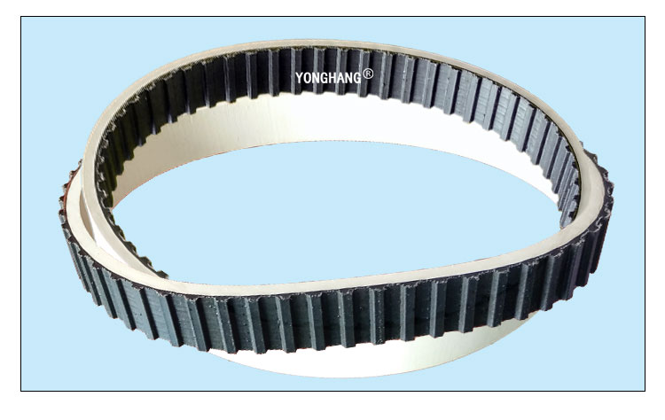 YONGHANG White rubber seamless Pulling Down Timing Belts 4