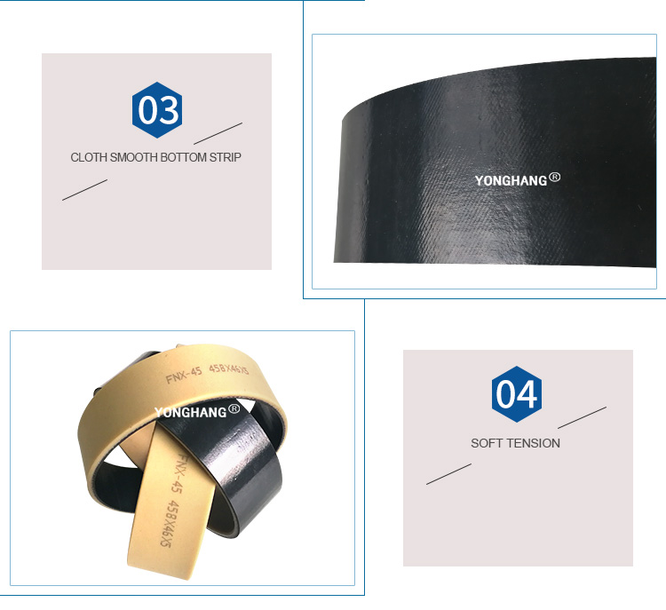 Yonghangbelt custom endless friction seamless feeder rubber flat belts for paged machine 4