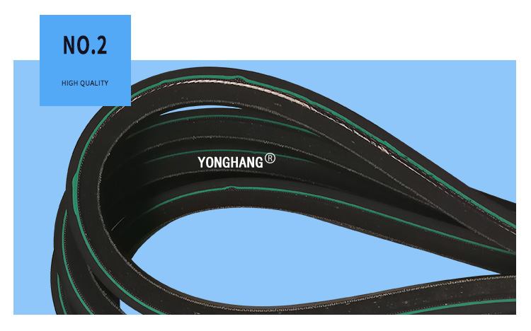 V-belts with rubber coating