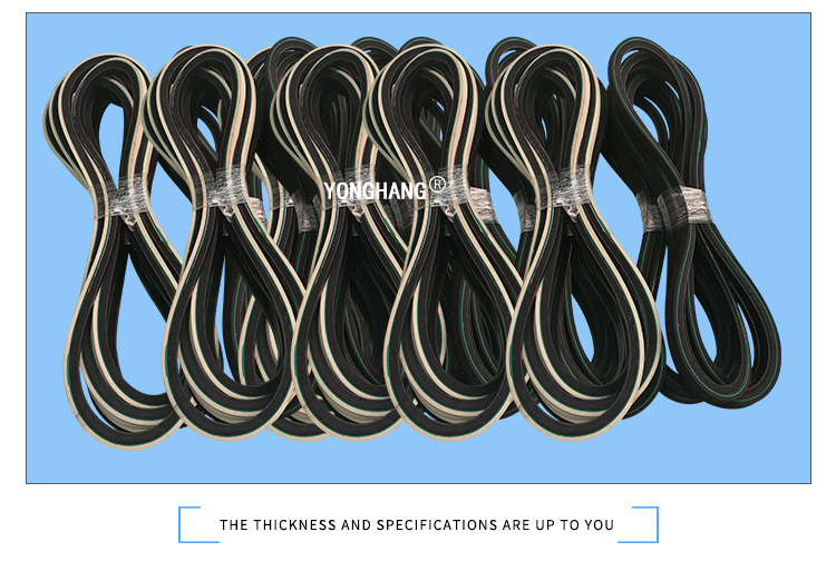 V-belts with white rubber coating