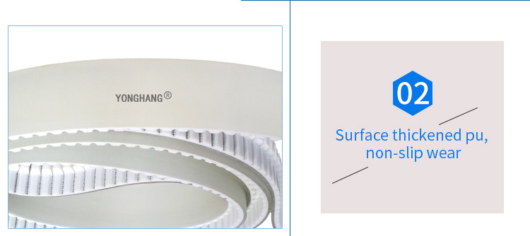 ATK10 tracking  guides open endless pu timing belts 5