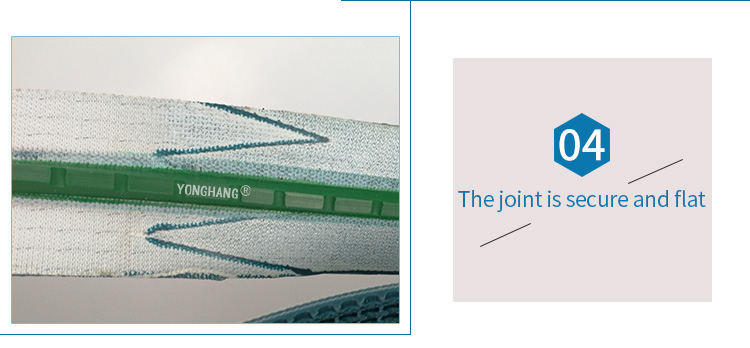 High Friction Pvc Rubber Grass Pattern Rough Top Conveyor Belt With Guide Bar 6