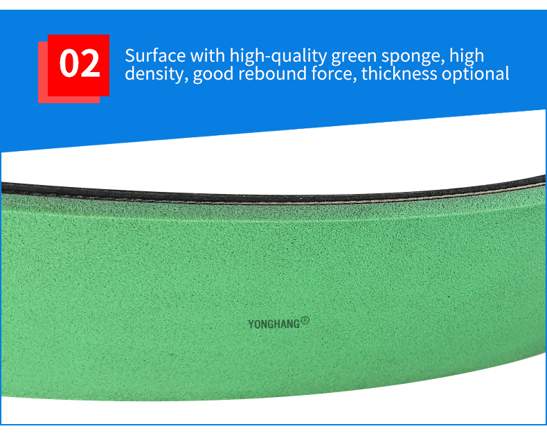 Green Foam Timing Belt for labeling machine 5