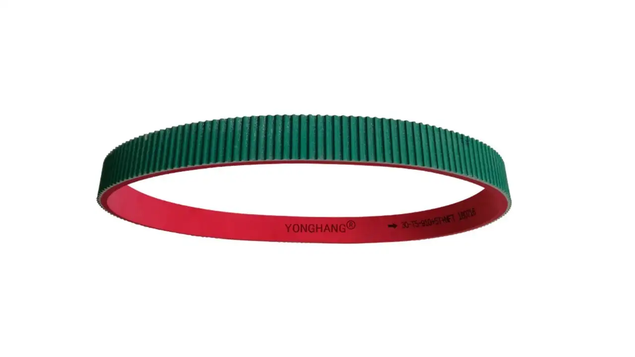 YONGHANG Green cloth pu timing belt coating for toothpaste tube making machine 1